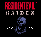 Resident Evil Gaiden Title Screen